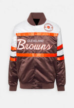NFL Cleveland Browns 75th Anniversary Satin Jacket