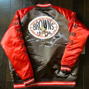 NFL Cleveland Browns Football Satin Jacket