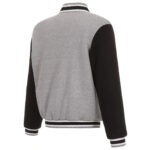 NFL Cleveland Browns Gray And Black Wool Jacket