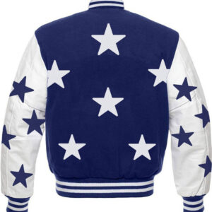 NFL Dallas Cowboys Royal Blue And White Varsity Jacket