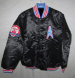 NFL Houston Oilers Black Satin Jacket
