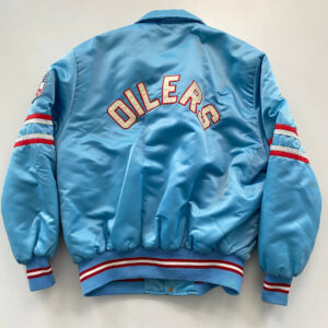 NFL Houston Oilers Football Satin Jacket