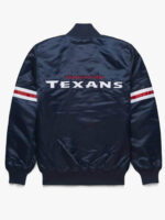 NFL Houston Texans Navy Satin Jacket