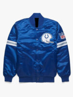 NFL Indianapolis Colts Blue Satin Jacket