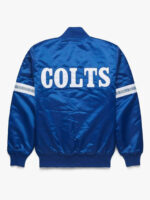 NFL Indianapolis Colts Blue Satin Jacket