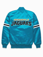 NFL Jacksonville Jaguars Light Blue Satin Jacket