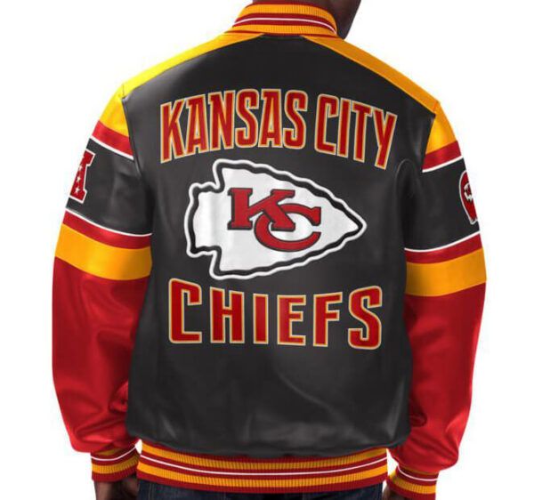 NFL Kansas City Chiefs Multicolor Leather Jacket