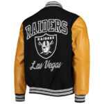 NFL Las Vegas Raiders Black And Gold Varsity Jacket