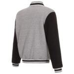 NFL Miami Dolphins Gray And Black Wool Jacket