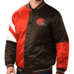 NFL Multi Cleveland Browns Satin Jacket