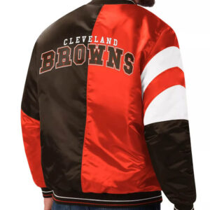 NFL Multi Cleveland Browns Satin Jacket