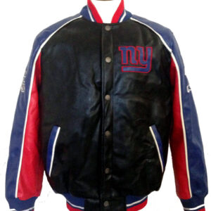 NFL Multi New York Giants Leather Jacket