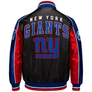 NFL Multi New York Giants Leather Jacket