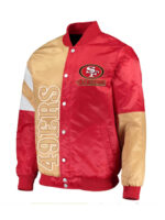 NFL Multicolor San Francisco 49ers Satin Jacket