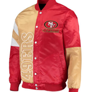 NFL Multicolor San Francisco 49ers Satin Jacket