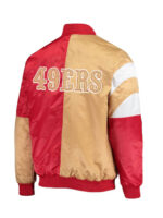 NFL Multicolor San Francisco 49ers Satin Jacket