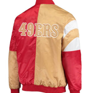 NFL Multicolor San Francisco 49ers Satin Jacket