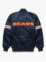 NFL Navy Chicago Bears Satin Jacket