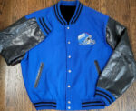 NFL New York Giants Blue And Black Varsity Jacket