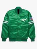 NFL New York Jets Green Satin Jacket