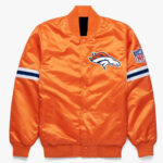 NFL Orange Denver Broncos Satin Jacket