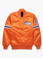 NFL Orange Denver Broncos Satin Jacket