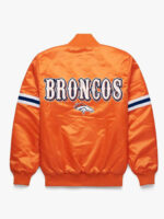 NFL Orange Denver Broncos Satin Jacket