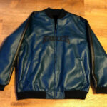 NFL Philadelphia Eagles Blue And Black Leather Jacket