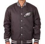 NFL Philadelphia Eagles Brown Textile Jacket
