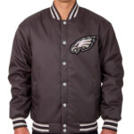 NFL Philadelphia Eagles Brown Textile Jacket