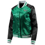 NFL Philadelphia Eagles Green Black Satin Jacket