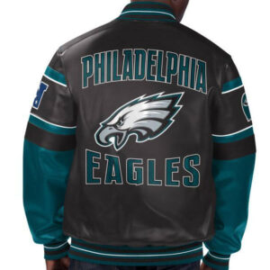 NFL Philadelphia Eagles Multicolor Leather Jacket