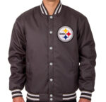 NFL Pittsburgh Steelers Brown Textile Jacket