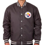 NFL Pittsburgh Steelers Brown Textile Jacket
