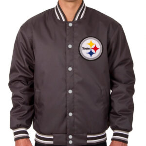 NFL Pittsburgh Steelers Brown Textile Jacket