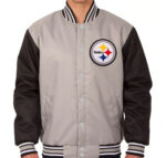NFL Pittsburgh Steelers Brown Textile Jacket