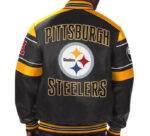 NFL Pittsburgh Steelers Multicolor Leather Jacket