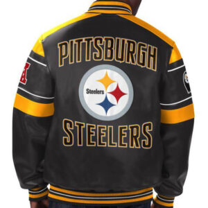NFL Pittsburgh Steelers Multicolor Leather Jacket