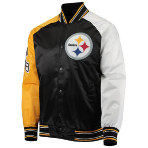 NFL Pittsburgh Steelers Tricolor Satin Jacket