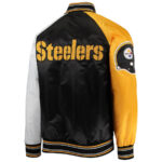 NFL Pittsburgh Steelers Tricolor Satin Jacket
