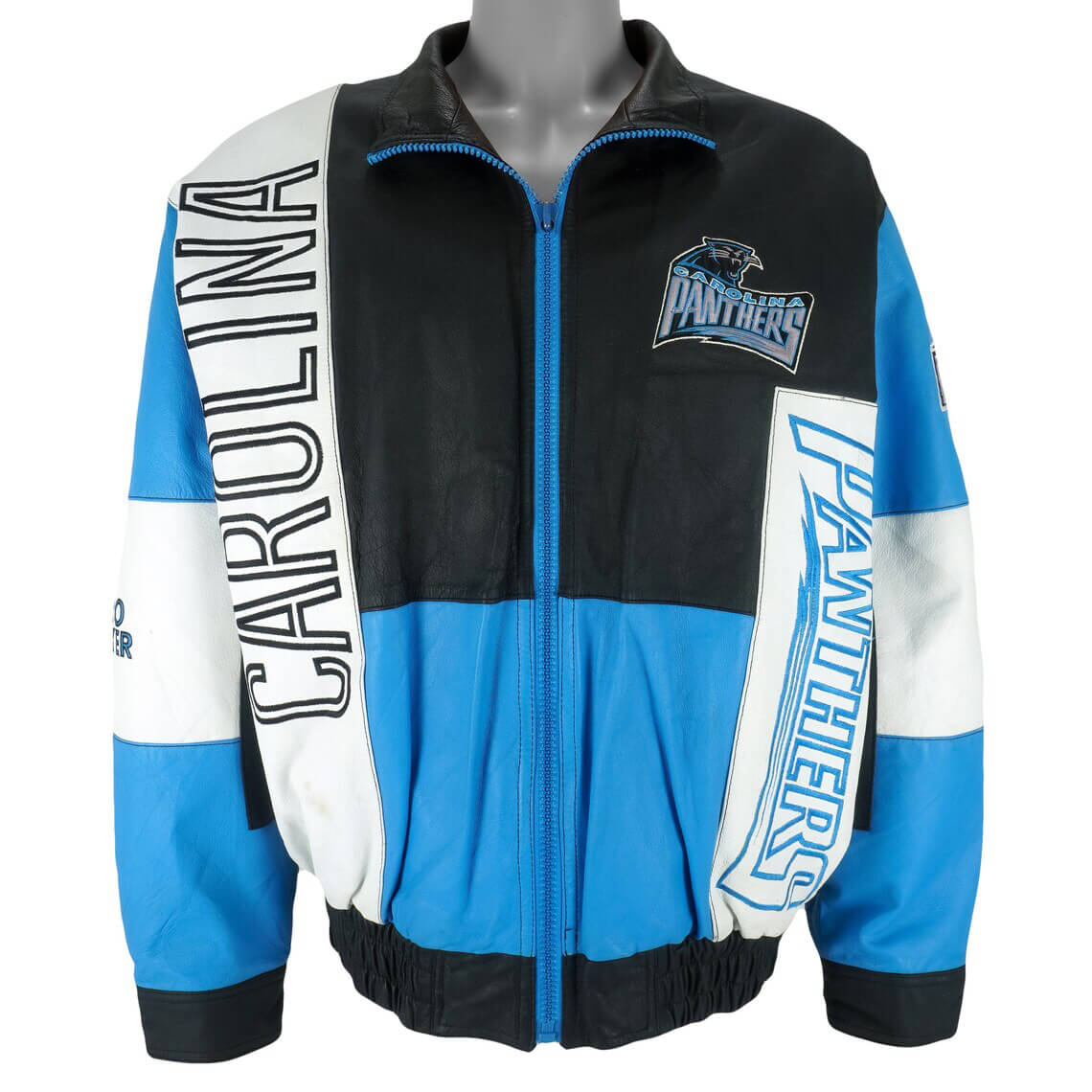 NFL Pro Player Carolina Panthers Leather Jacket (1) NFL Pro Player Carolina Panthers Leather Jacket