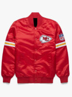 NFL Red Kansas City Chiefs Satin Jacket