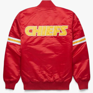 NFL Red Kansas City Chiefs Satin Jacket