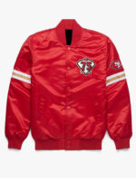 NFL Red San Francisco 49ers Satin Jacket