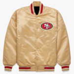 NFL San Francisco 49ers Caramel Satin Jacket