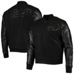NFL Team Buffalo Bills Black Varsity Jacket