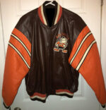 NFL Team Cleveland Browns Football Leather Jacket