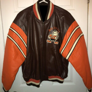 NFL Team Cleveland Browns Football Leather Jacket