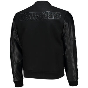 NFL Team Dallas Cowboys Black Varsity Jacket