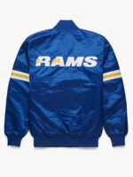 NFL Team Los Angeles Rams Blue Satin Jacket